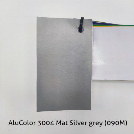 Пленка цветная AluColor 3004 Mat Silver grey (090M)