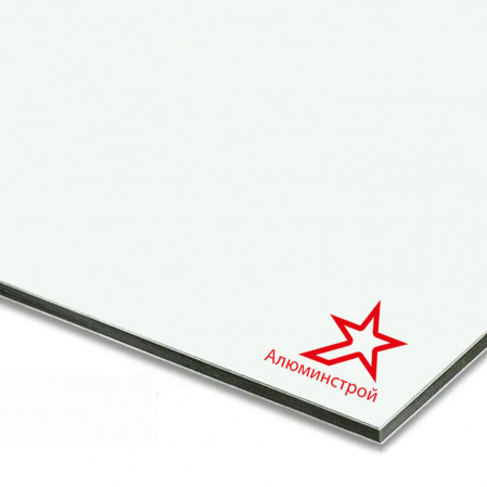 Алюминиевая композитная панель 3 мм (0.21) 1500х4000 RAL 9003